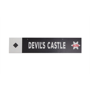 Devil’s Castle Sign