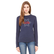 Load image into Gallery viewer, Women&#39;s Outline Flake Long Sleeve T-shirt34285291339811