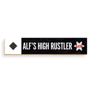 Alta Trail Sign - Alf's High Rustler